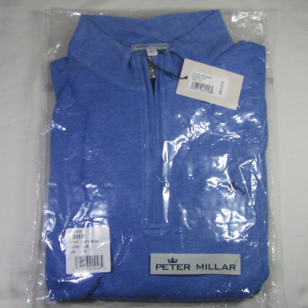 (M) Solid Blue Athletic Sweater